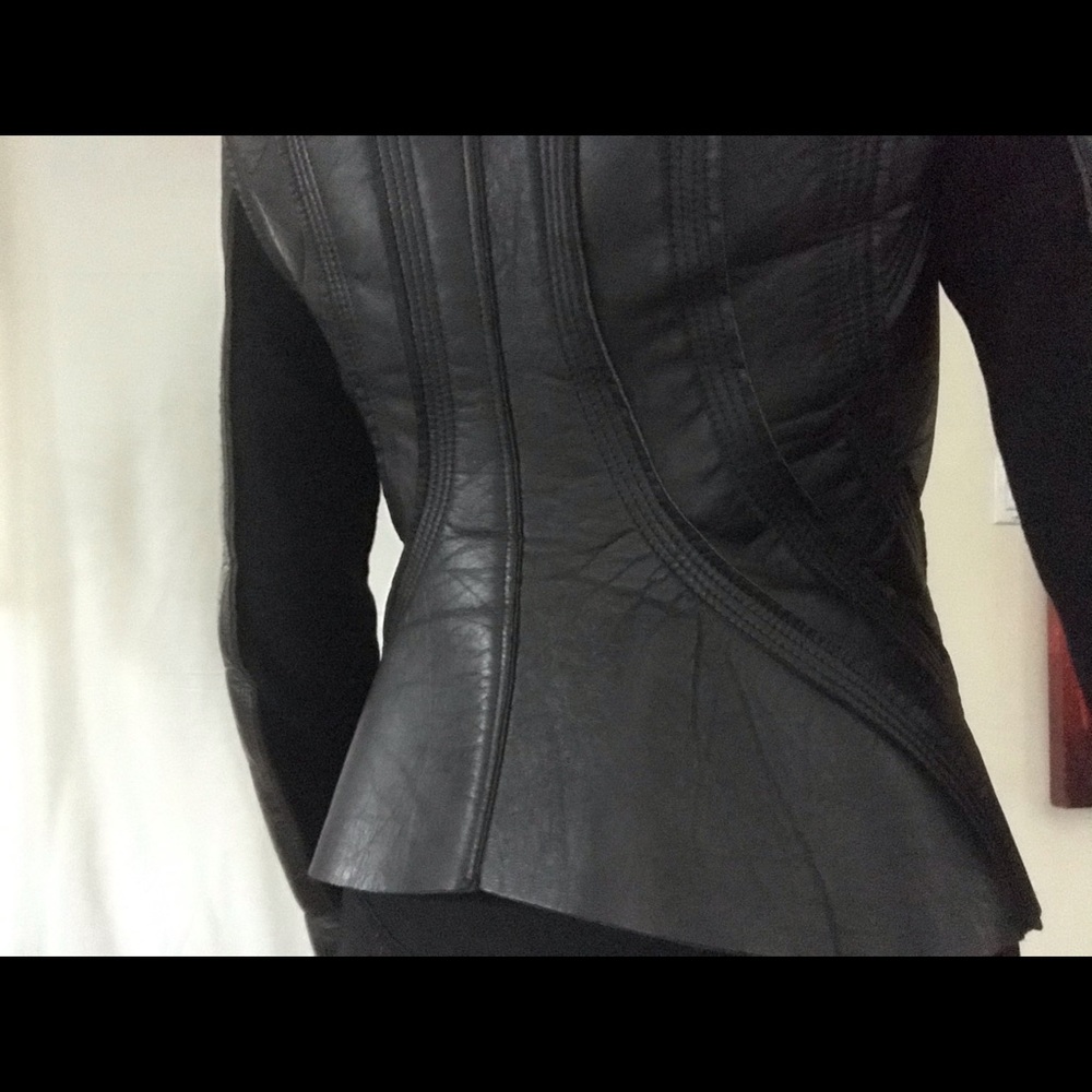 Rick Owens biker leather jacket - Picture 3 of 7